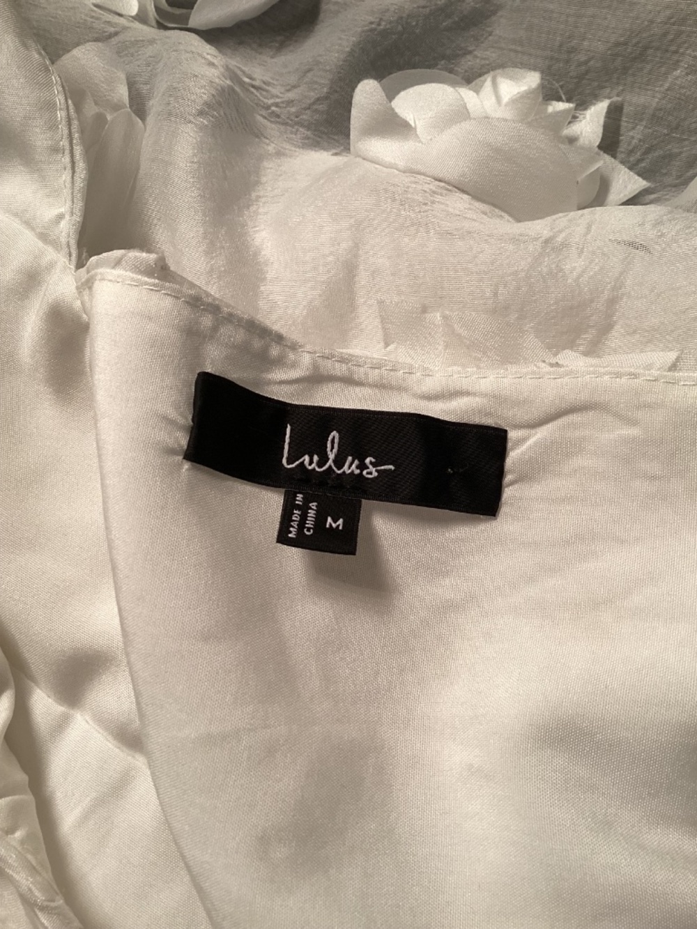 Lulus Exceptional Entrance White Sleeveless Tiered Rosette Midi Dress - Picture 12 of 16